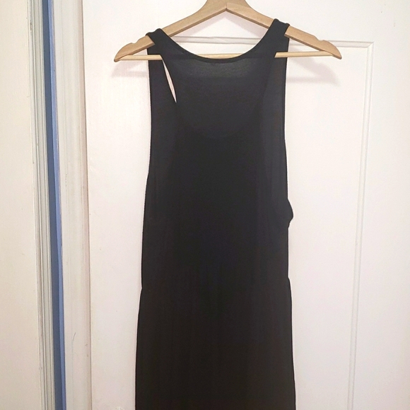 XXL Black Maxi Dress with Pockets - Picture 7 of 7